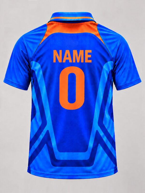 Team India 2011 World Cup Jersey | Retro Blue Limited Edition | Customized Name & Number 3 Team India 2011 World Cup Retro Blue Jersey customized name number premium cricket apparel.
