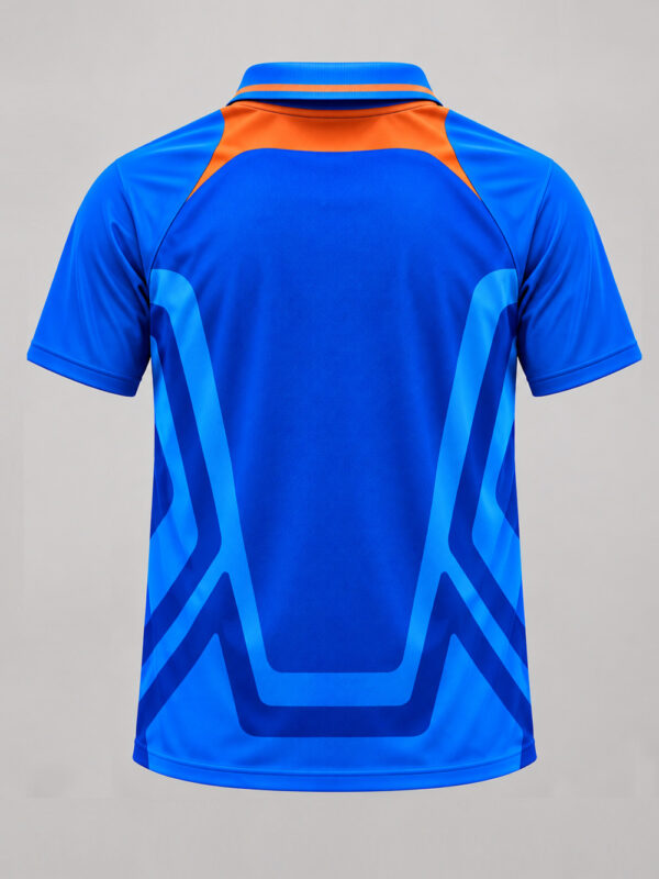 Team India 2011 World Cup Jersey | Retro Blue Limited Edition | Customized Name & Number 1 Team India World Cup 2011 Limited Edition Retro Blue Jersey by TeeHub.