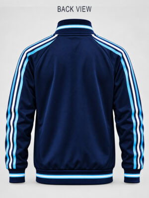 Messi 2026 Farewell Premium Edition jersey with full closure zipper, stand-up collar and regular fit.