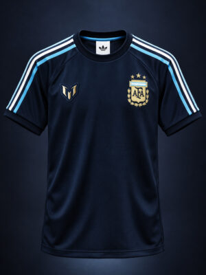 Messi Farewell T-Shirt 2026 Premium Edition with Argentina FC design, rib neck and regular fit by TeeHub.