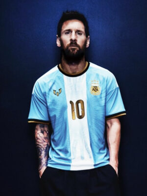 π¦π·π Messi Farewell Jersey 2026 | Premium Edition 15 Messi Farewell Jersey 2026 Premium Edition in regular fit with stand-up collar and full closure zipper.